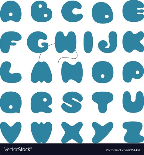 Printable Silhouette Letters