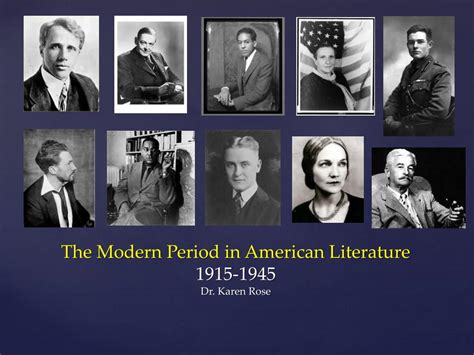Ppt The Modern Period In American Literature 1915 1945 Dr Karen Rose