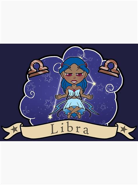 Chibi Zodiac Libra Poster By Ladykatiepyro Redbubble
