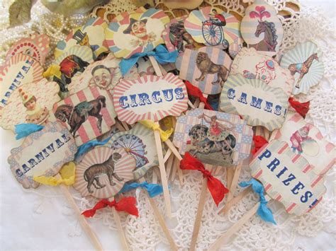 Circus Vintage Carnival Shower Decorations Baby Shower Or Birthday