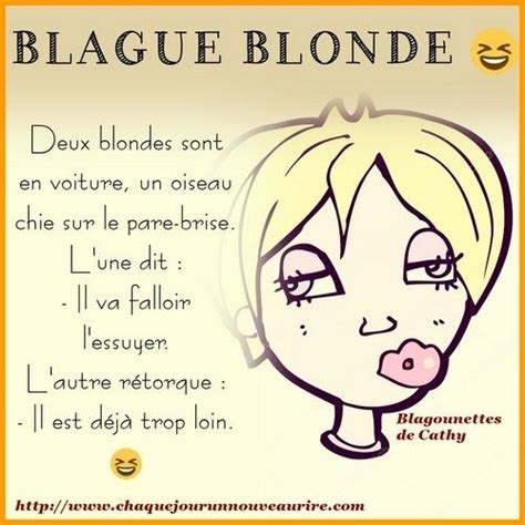Blague Sur Le Th Me Blonde Comics