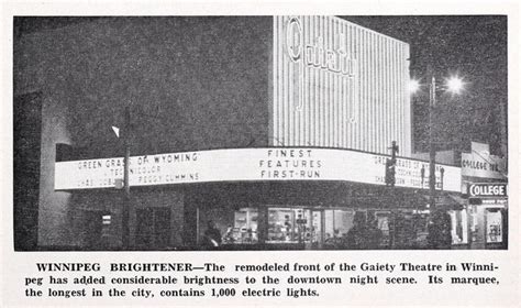 Colony Theatre In Winnipeg Ca Cinema Treasures