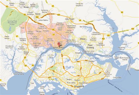 Johor Bahru Map