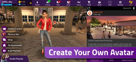 ‎avakin Life 3d Virtual World On The App Store