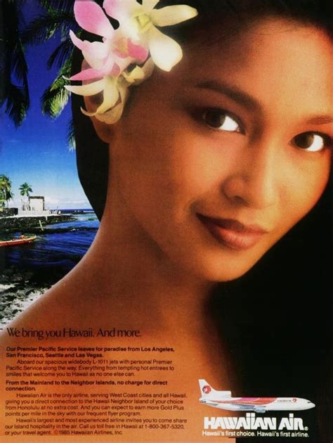 Hawaiian Airlines Ad C1980 Rhawaiianairlines