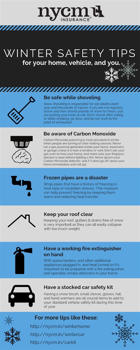 Winter Safety Tips Printable