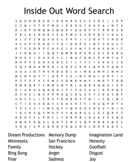 Inside Out Word Search Wordmint
