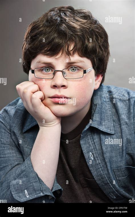 Teenage Boy Wearing Glasses Hi Res Stock Photography And Images Alamy