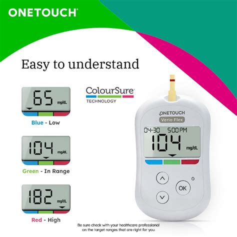 Buy Onetouch Verio Flex Glucometer Free 10 Test Strips 10 Sterile