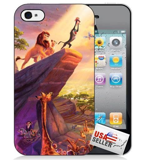 Disney Lion King Art Design Iphone 44s Plastic Hard Case