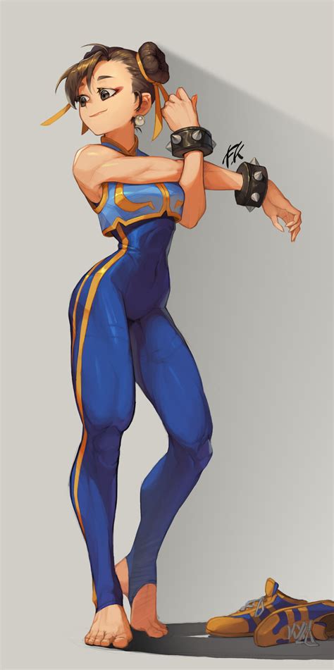 ArtStation Chun Li Hyunseok Lee Chun Li Street Fighter Street Fighter Art Sakura Street