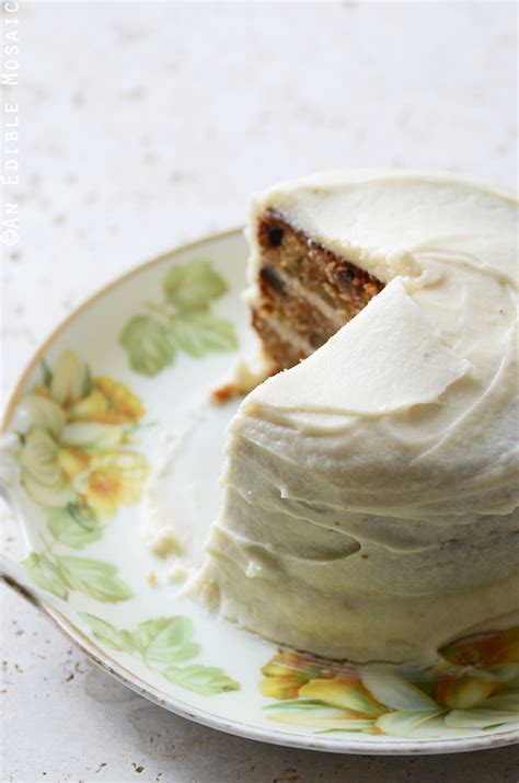 Carrot Cake With Maple Buttercream For Two An Edible Mosaic