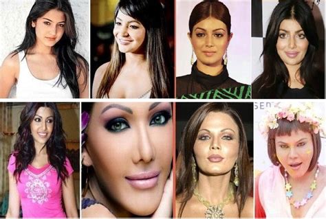 Bollywood Actresses Who Looked Unrecognizable After Plastic Surgery Glamtainment