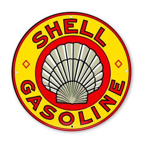 Shell Gasoline 12 And 30 Signs