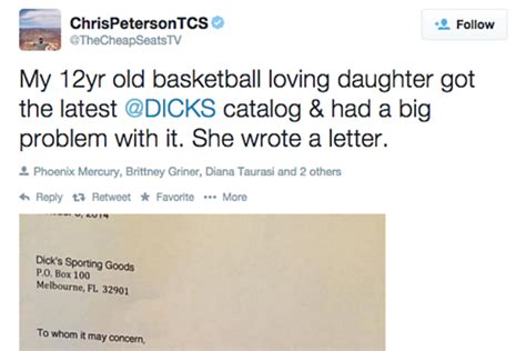Dicks Sporting Goods Ceo Apologizes To 12 Year Old Girl For Sexist