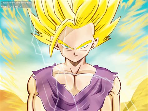 Dragon Ball Z Wallpapers Gohan Ssj2 Wallpaper Cave