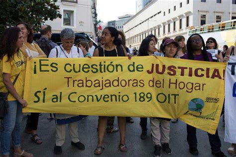 El Gobierno Debe Ratificar El Convenio 189 De La Oit Sobre Trabajadoras