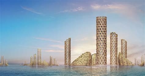 Enormous Floating Vertical Cities Proposed For Dubai Knowledge Summit