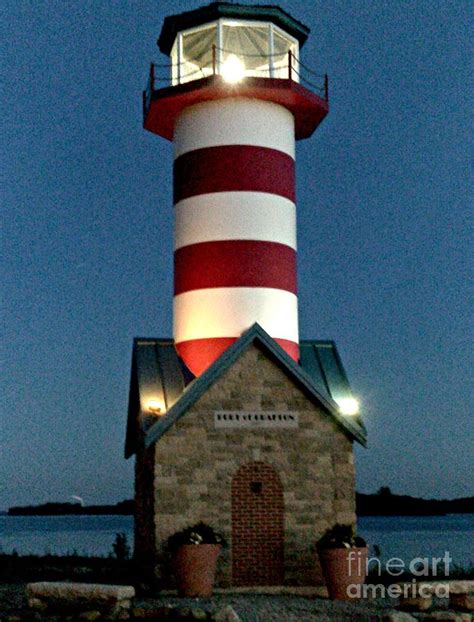 City Of Grafton Lighthouse Photograph By Kelly Awad Fine Art America