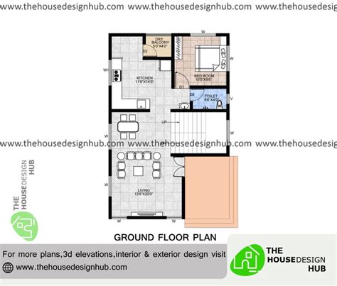 1 Bhk House Plan In 700 Sq Ft House Plans Free House Plans Tiny