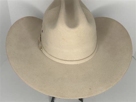 Stetson 4x Beaver Silverbelly Regalia Style Western Hat Size 7 18