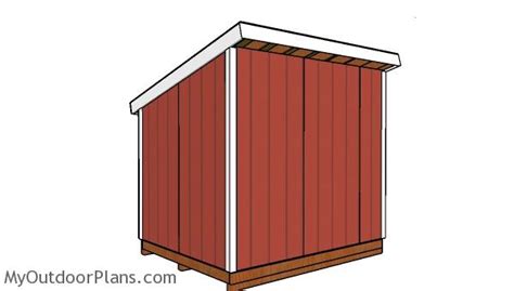 8x10 Lean To Shed Roof Plans Myoutdoorplans