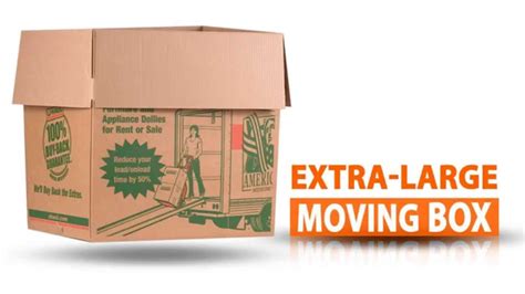 U Haul Extra Large Moving Box Youtube