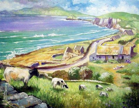 Dingle Co Kerry Ireland Painting By Paul Weerasekera Fine Art America