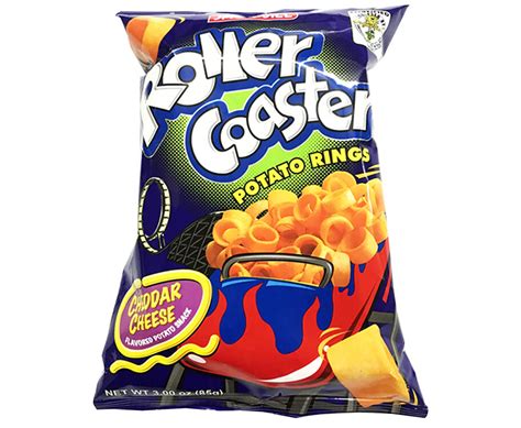 Crowds lined up bright and early to check it out. Jack 'n Jill Roller Coaster Potato Rings Cheddar Cheese ...