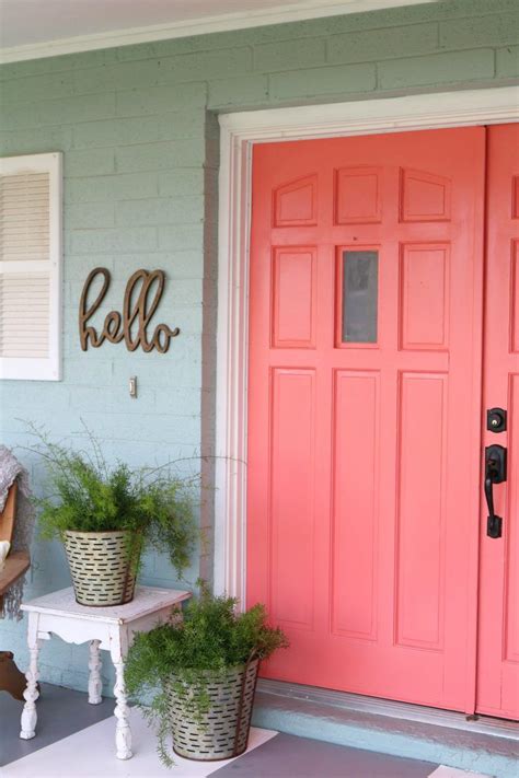25 Inspiring Exterior House Paint Color Ideas Exterior Coral Paint Colors