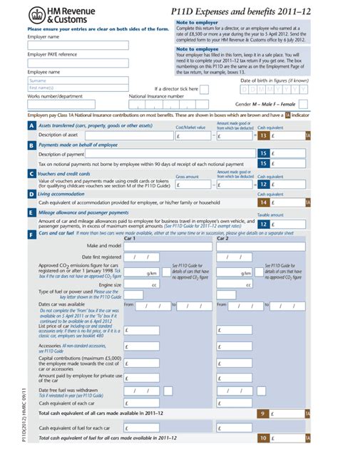 P11d Form Pdf Complete With Ease Airslate Signnow