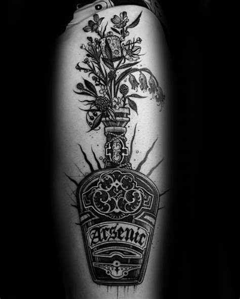 40 Poison Bottle Tattoo Designs For Men Killer Ink Ideas