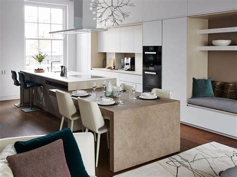 Si tu cocina es un poco más amplia y puedes poner una mesa, elige unas sillas de cocina modernas o unos bancos. 5 soluciones de islas de cocina con mesa para comer ...