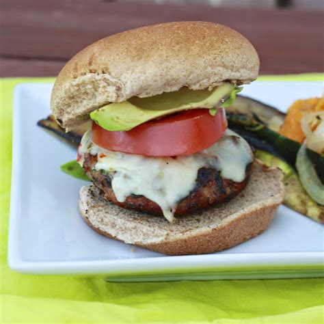 Cilantro Turkey Burgers With Pepperjack And Avocado The Sweets Life