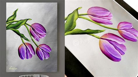 Usernamepasaras How To Paint Flowers With Acrylics On Canvas For
