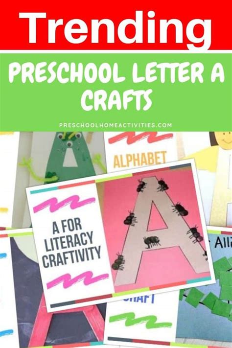 Trending Preschool Letter A Crafts