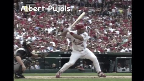Albert Pujols Home Run Swing 2006 Hr 6 Youtube