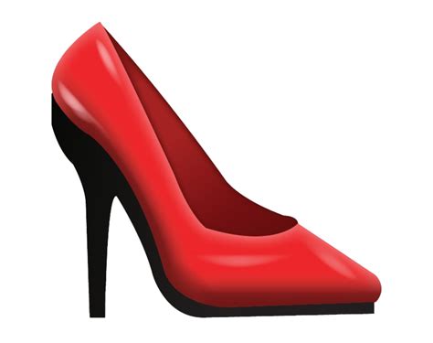 Red High Heel Shoes Transparent Png All