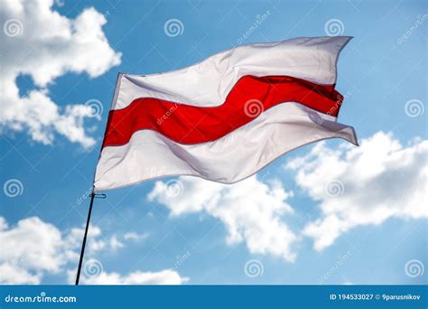 New Belarus White Red White Flag Protest And Historical Authentic Flag