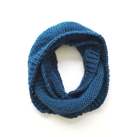 Easy Infinity Scarf Knitting Pattern For Women Digital Download