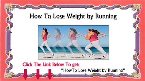 How To Lose Weight By Running Youtube