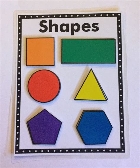 Shape Matching Game Learning Game Math Game Preschool Etsy
