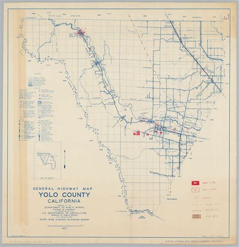 General Highway Map Yolo County Calif Sheet 1