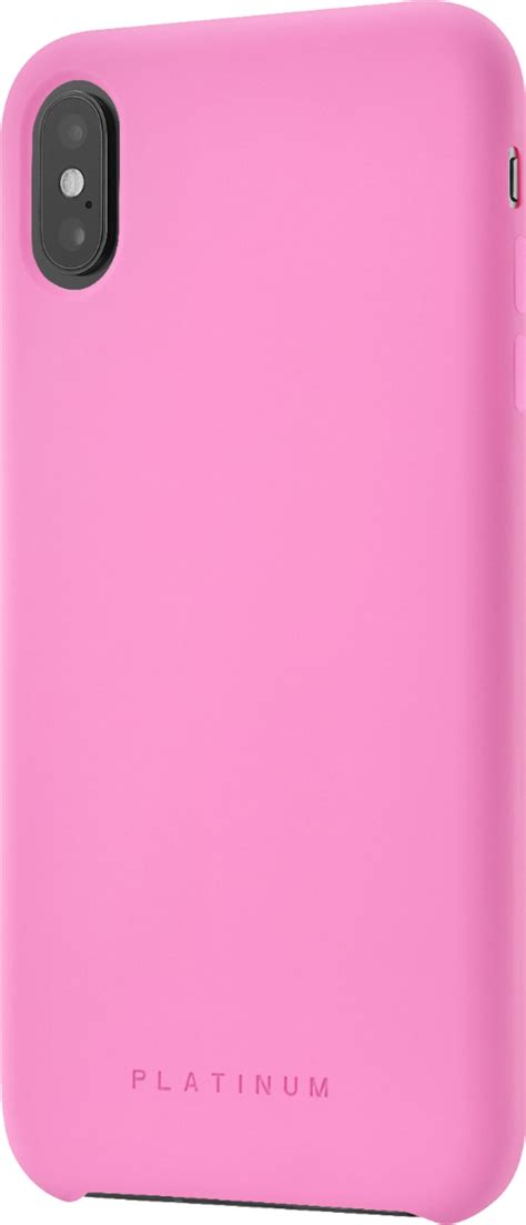 Best Buy Platinum Silicone Case For Apple Iphone Xs Max Hot Pink Pt