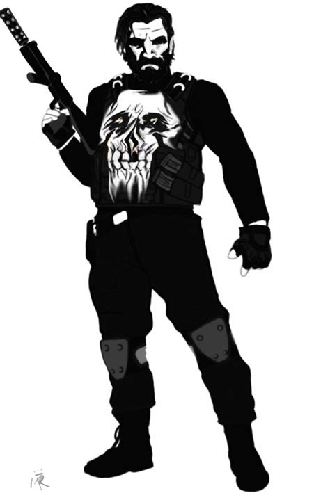 1 Hour Redesign The Punisher By Matthewroyale On Deviantart