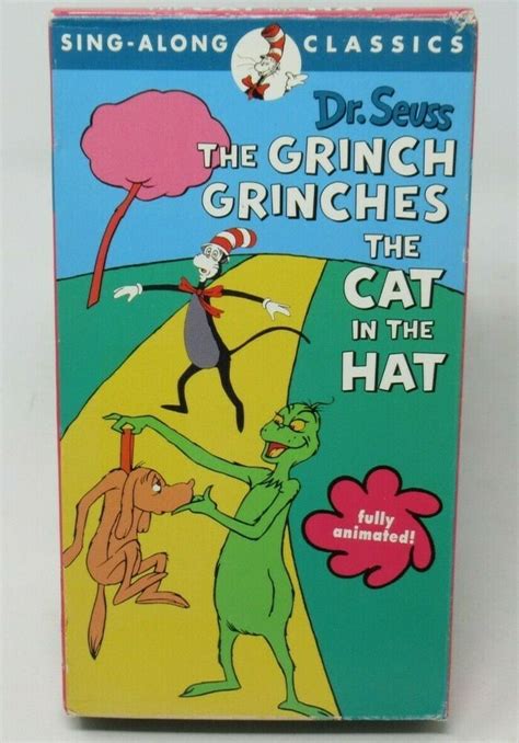 The Cat In The Hat Dr Seuss Vhs Animated Playhouse Video Rare Oop My