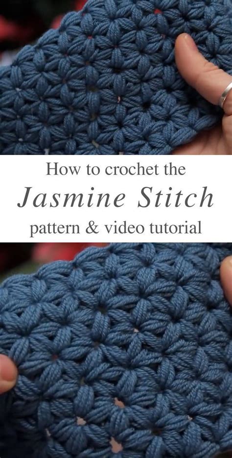 How To Make The Jasmine Stitch Crochet Crochet Jasmine Stitch