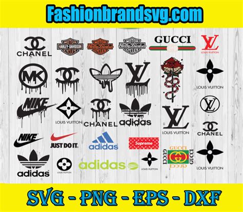 Dripping Logo Bundle Svg Fashion Brand Svg Famous Logo Svg 4