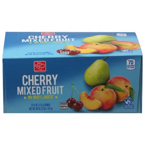 Harris Teeter™ Cherry Mixed Fruit Cups 12 Ct 4 Oz Harris Teeter