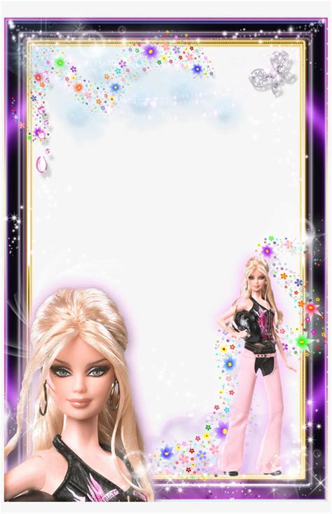 Clipart Transparent Barbie Clipart Frame Barbie Borders And Frames Png